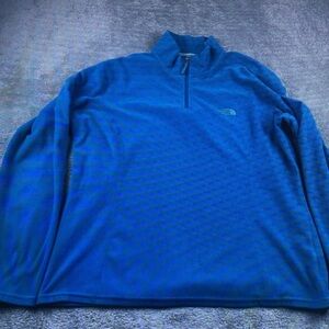 The North Face Royal Blue Half-Zip Fleece Pullover